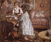 Edouard Vuillard Weil lady and her children oil painting artist